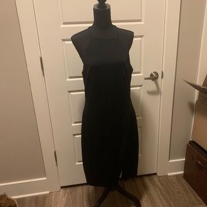 Ralph Lauren Little Black Dress with  front split